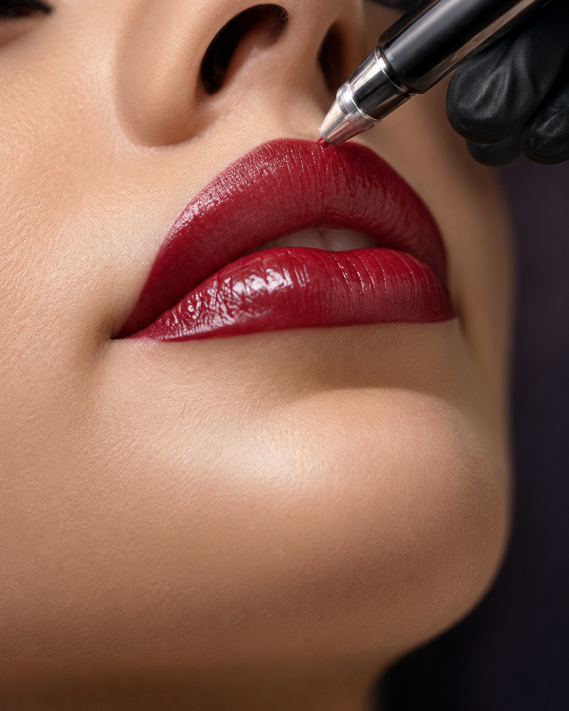Lip blush permanent makeup